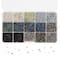 6 Pack: Black & Silver Mix Glass Seed Beads by Bead Landing™